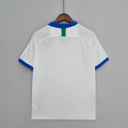 Retro 2019 Brazil Away White Jersey