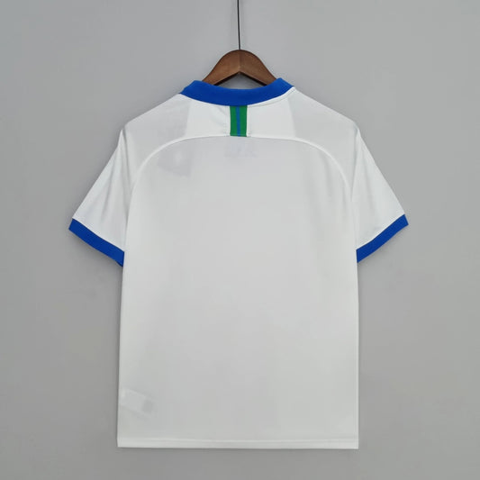 Retro 2019 Brazil Away White Jersey