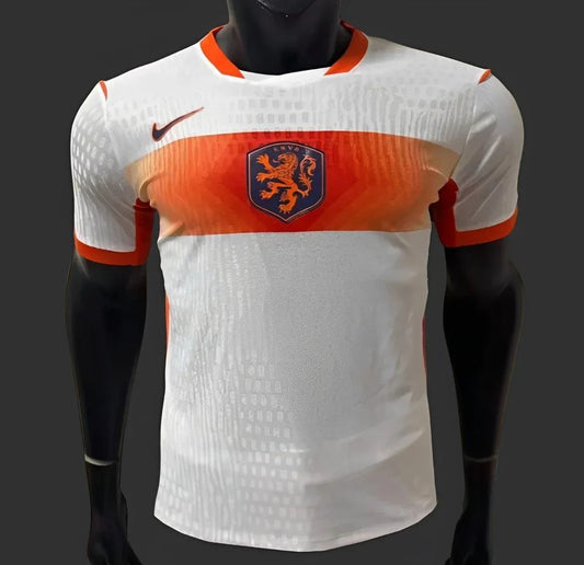 Player Version 2026 Netherlands Away White Jersey