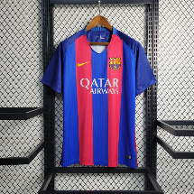 Retro 16-17 Barcelona Home Soccer Jersey