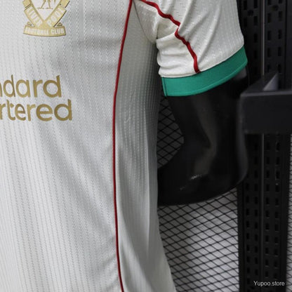 Player Version 26/27 Liverpool FC Off-White with Gold Crest Special Edition Away Jersey