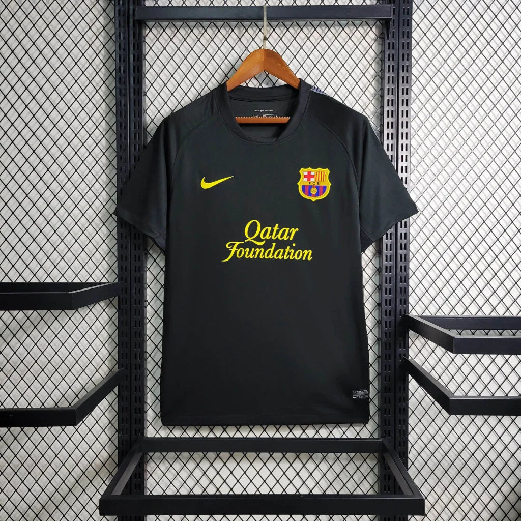 Retro 11/12 Barcelona Black Away Jersey