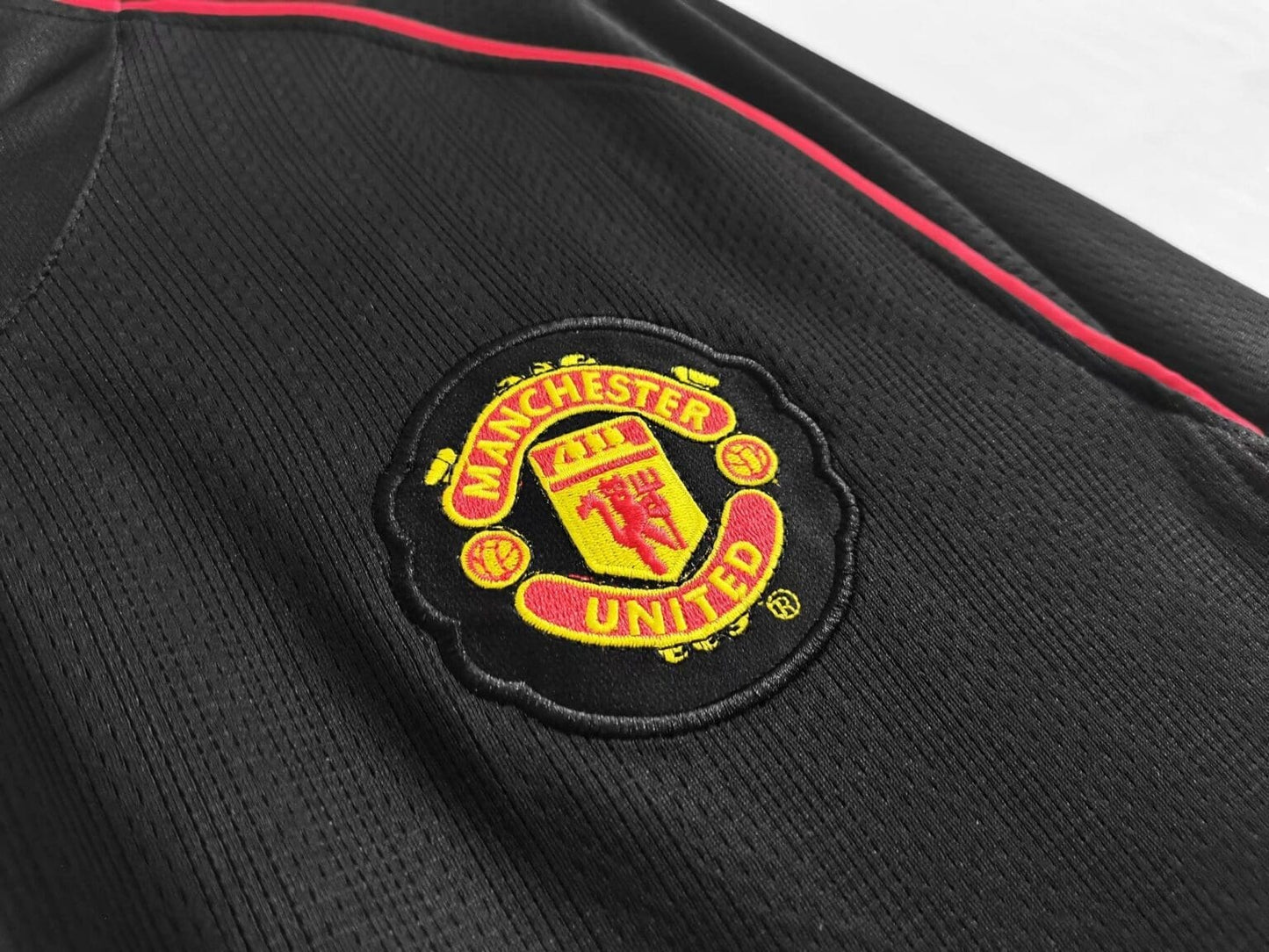 Retro 07/08 Manchester United Away Black Long Sleeve Jersey