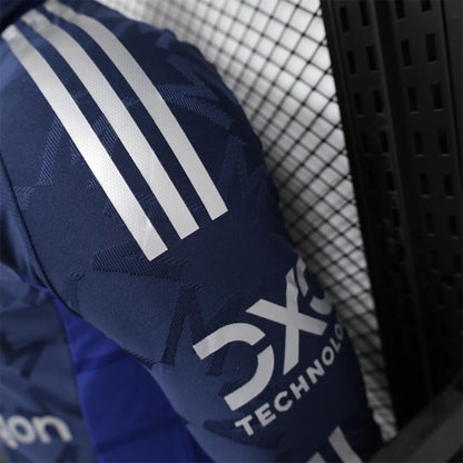 Player Version 24/25 Manchester United Away Navy Long Sleeve Jersey