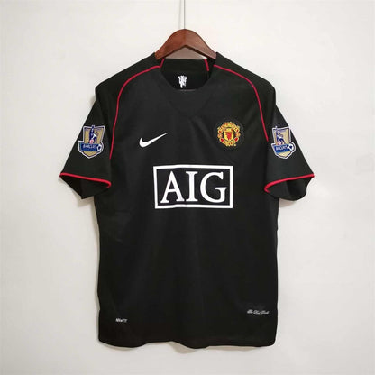 Retro 07/08 Manchester United Away Black Jersey