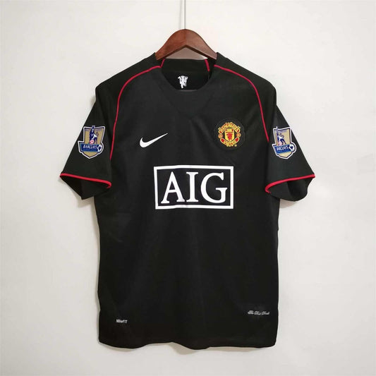 Retro 07/08 Manchester United Away Black Jersey