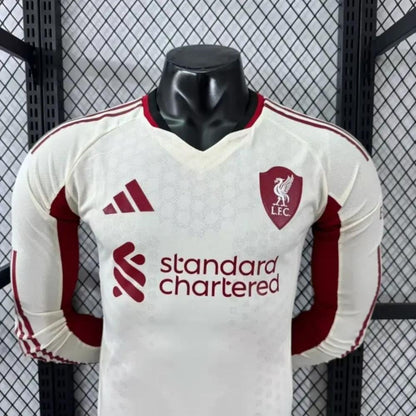 Player Version 25/26 Liverpool Away Long Sleeve Jersey