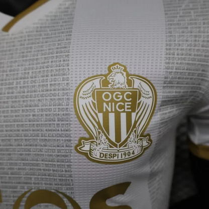 Player Version 24/25 Nice Away White Jersey