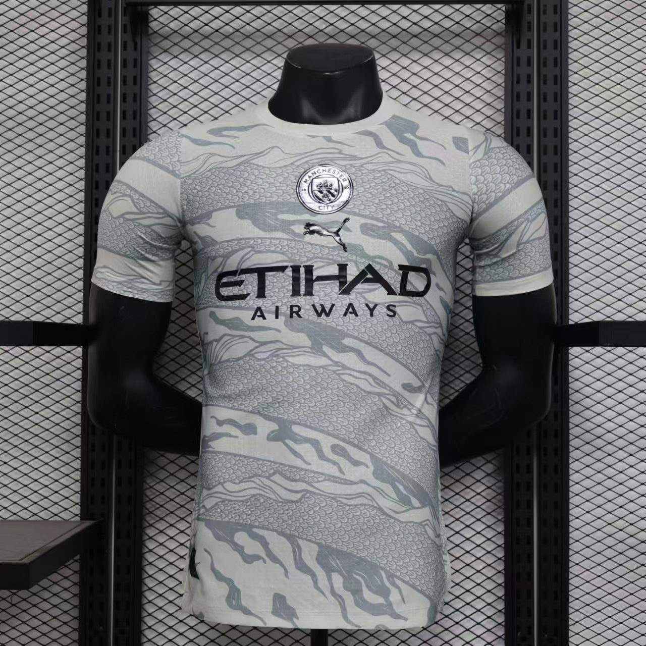 Player Version 24/25 Manchester City Puma Year of the Dragon White Jersey