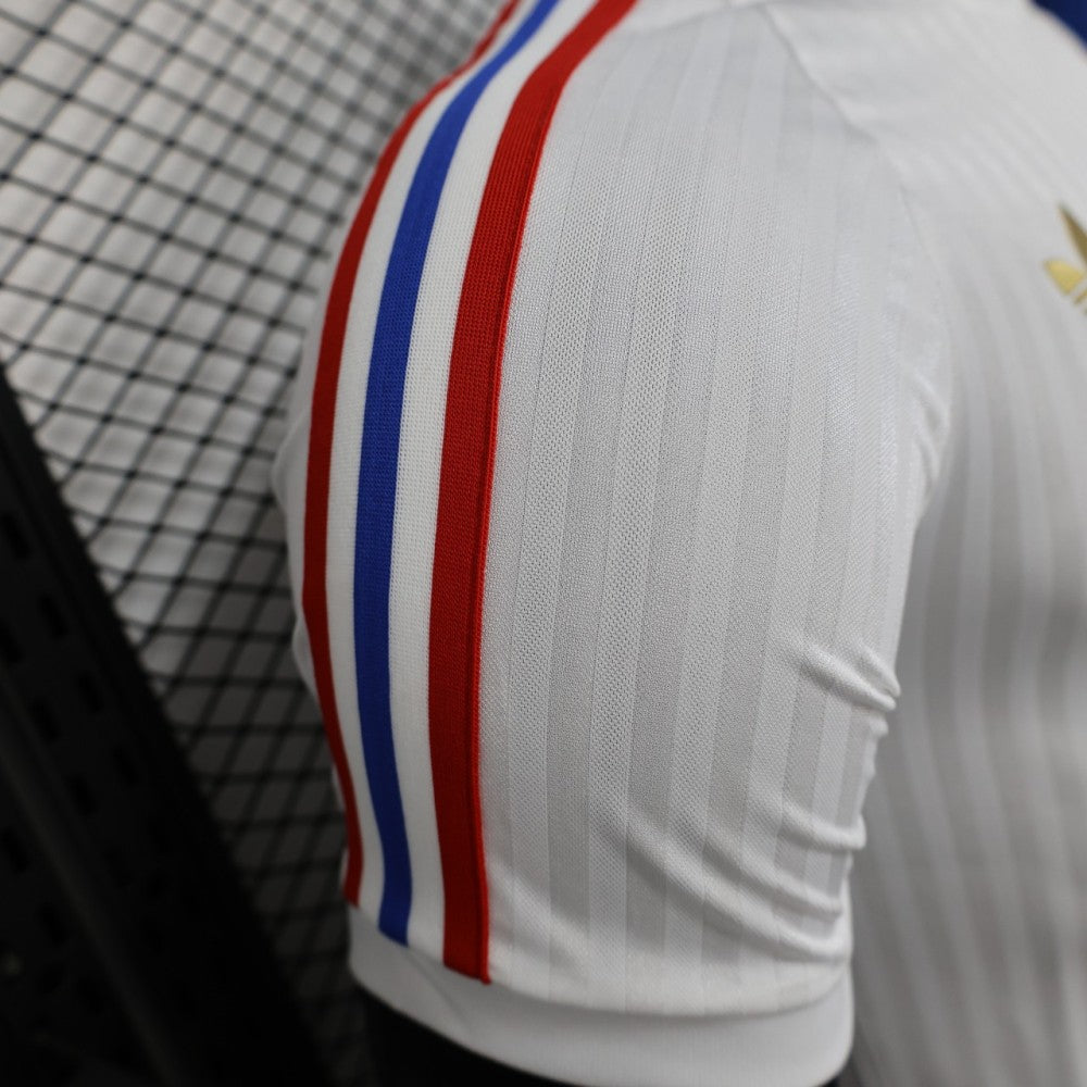 Player Version 25/26 Olympique Lyonnais Lyon White 75th Anniversary Jersey
