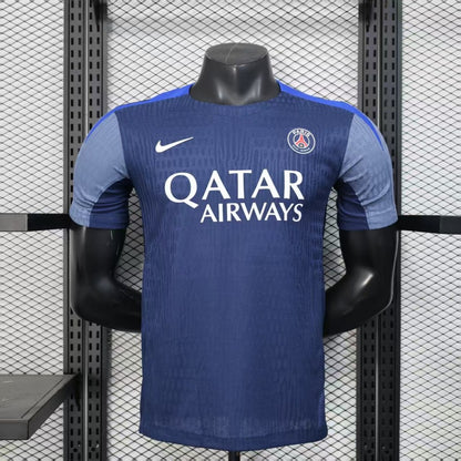 Player Version 25/26 Paris Saint-Germain PSG Blue with Vertical Stripes Jersey