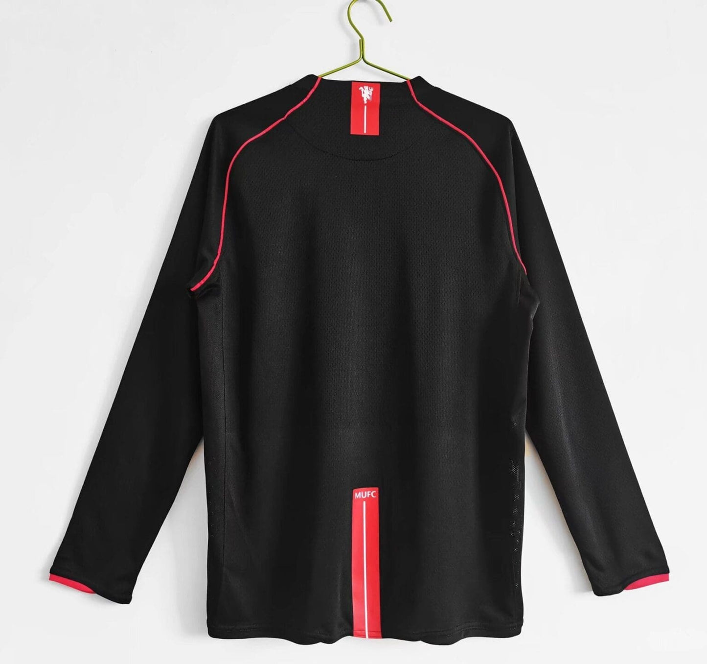 Retro 07/08 Manchester United Away Black Long Sleeve Jersey