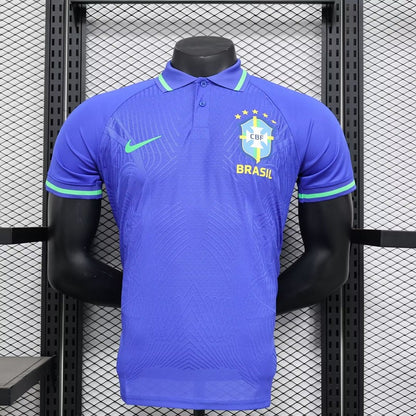 25/26 Player Version Brazil POLO Blue Jersey