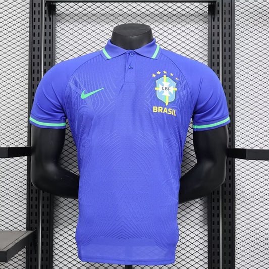 25/26 Player Version Brazil POLO Blue Jersey