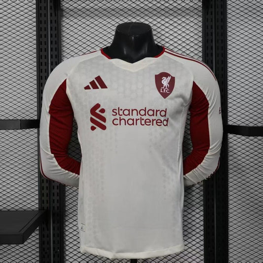 Player Version 25/26 Liverpool Away Long Sleeve Jersey
