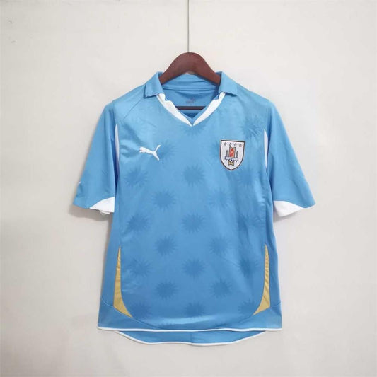Retro 2010 Uruguay Home Soccer Jersey