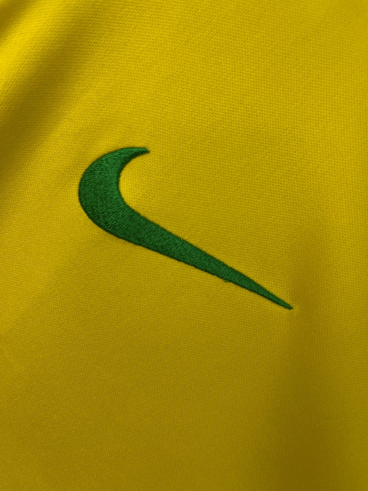 Retro 2002 Brazil Home Soccer Jersey