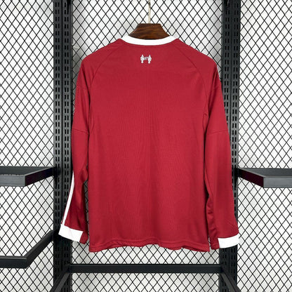 2025/26 Liverpool Home Long Sleeves Jersey