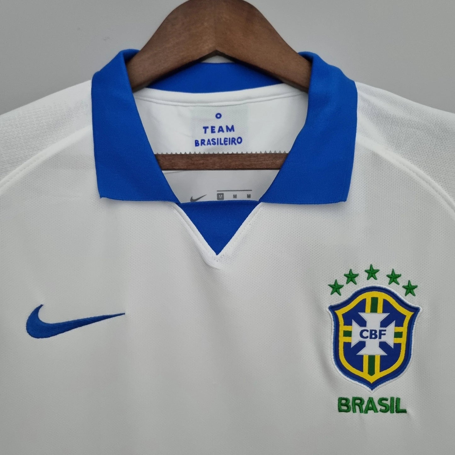 Retro 2019 Brazil Away White Jersey