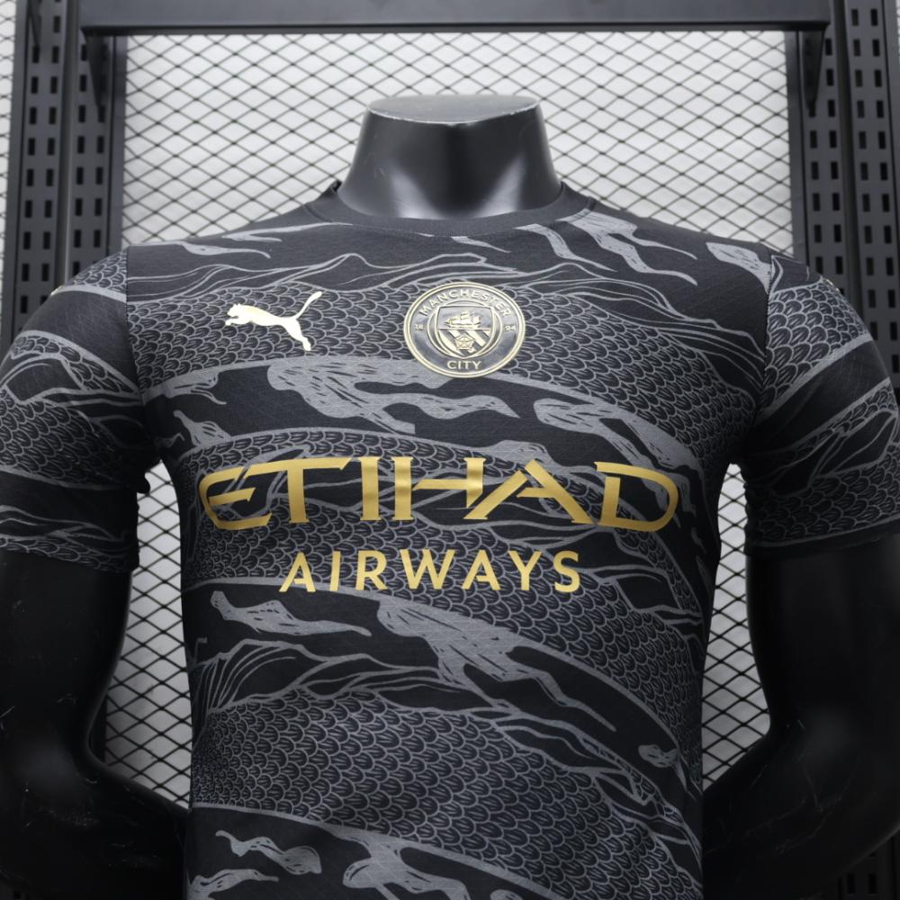 Player Version 24/25 Manchester City Black Dragon Special Jersey