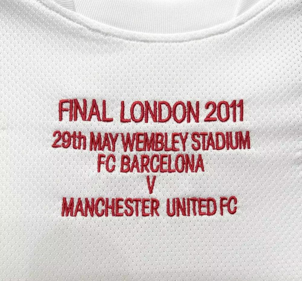 Retro 10/11 Manchester United in the Champions League version away Soccer Jersey