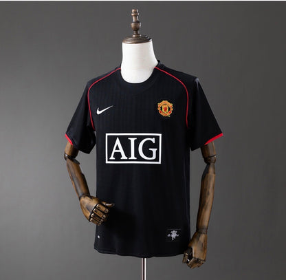 Retro 07/08 Manchester United Away Black Jersey