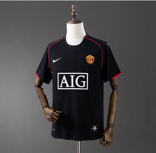 Retro 07/08 Manchester United Away Black Jersey
