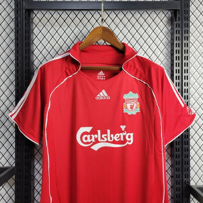 Retro 06/08 Liverpool Home Soccer Jersey