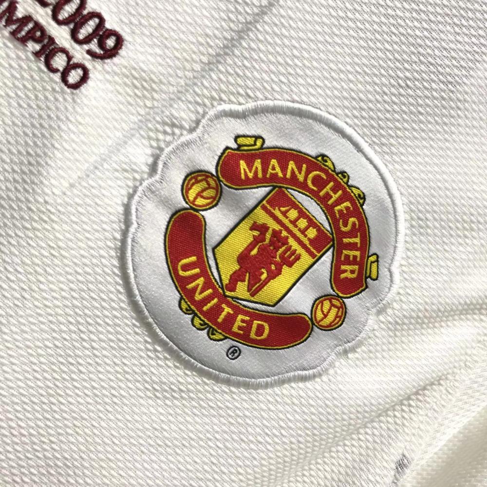 Retro 08/09 Manchester United Away Champions Version Soccer Jersey