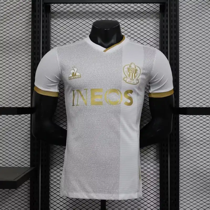 Player Version 24/25 Nice Away White Jersey