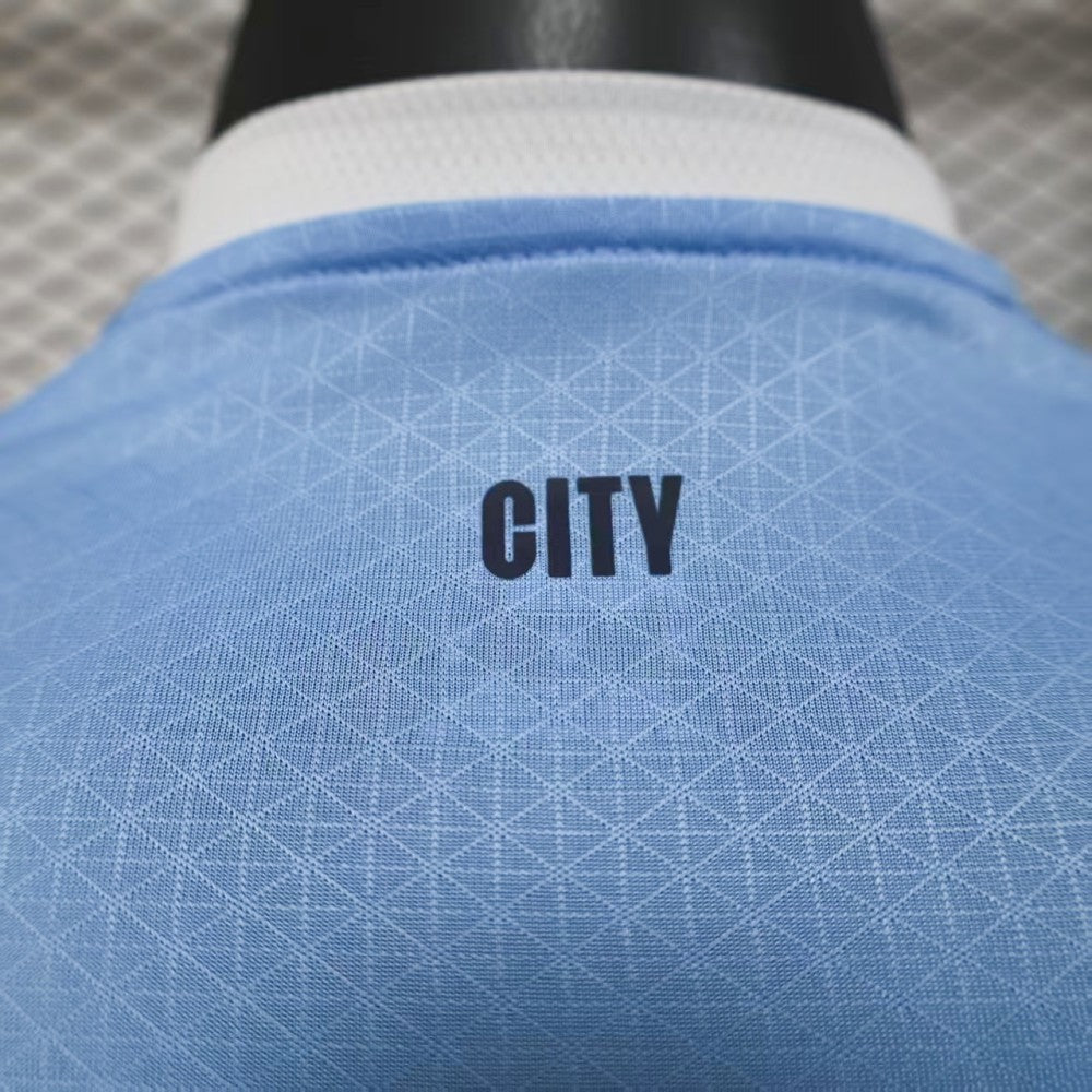 Player Version 25/26 Manchester City Home Long Sleeve Jersey