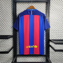 Retro 16-17 Barcelona Home Soccer Jersey