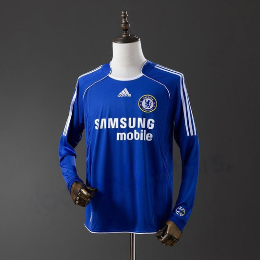 06/07 Retro Long Sleeve Chelsea Home Jersey