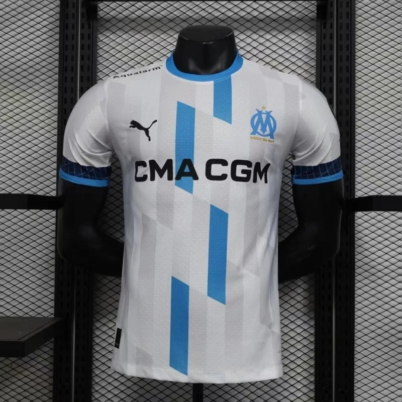 Player Version 24/25 Olympique Marseille X Team BDS Puma Esports White Jersey