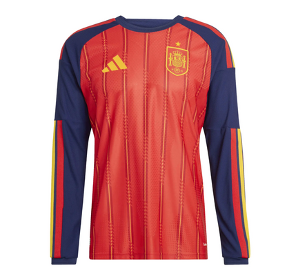 2026 Spain Home Long Sleeve Jersey