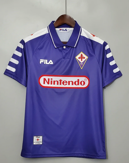 Retro 98/99 Fiorentina Home Long Sleeve Jersey