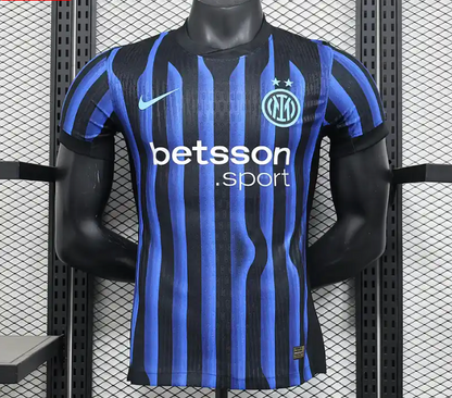 Player Version 25/26 Inter Milan Home Jersey Without Sponsor