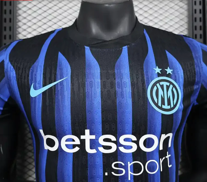 Player Version 25/26 Inter Milan Home Jersey Without Sponsor