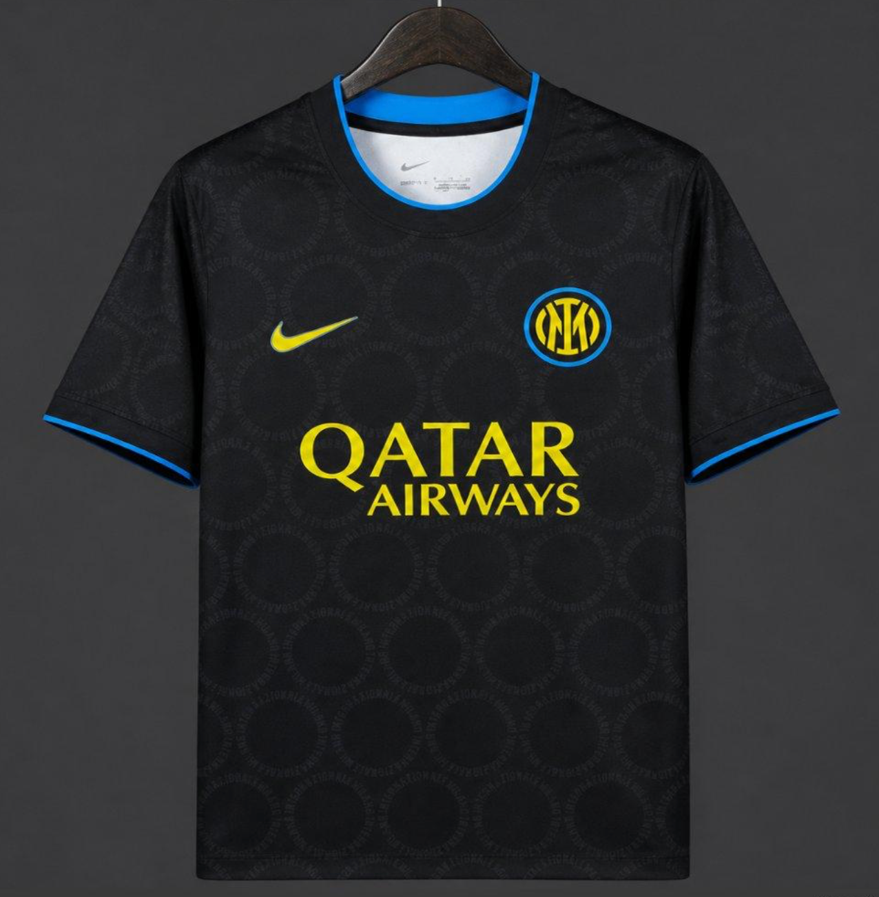 26/27 Inter Milan Academy Pro Pre-Match Black/Yellow Jersey