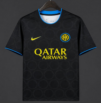 26/27 Inter Milan Academy Pro Pre-Match Black/Yellow Jersey