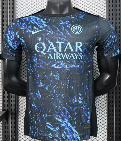 Player Version 25/26 Inter Milan Blue with Camouflage Pattern Jersey