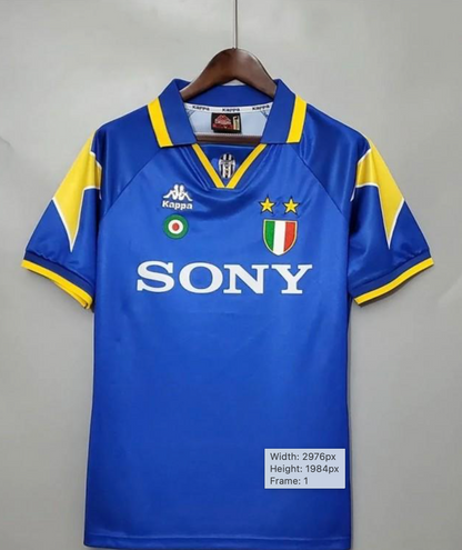 Retro 95/96 Juventus Away Blue Jersey