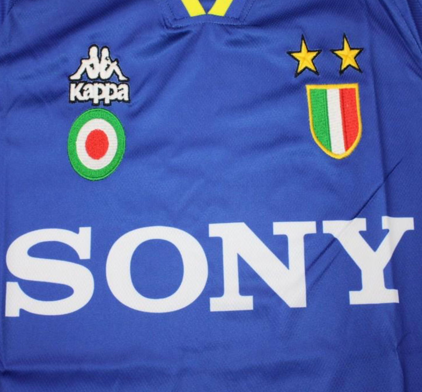 Retro 95/96 Juventus Away Blue Long Sleeve Jersey