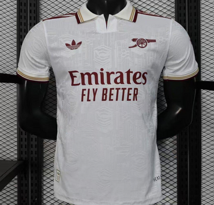 Player Version 25/26 Arsenal Third White Jersey
