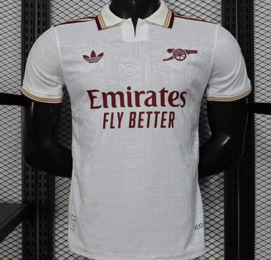 Player Version 25/26 Arsenal Third White Jersey