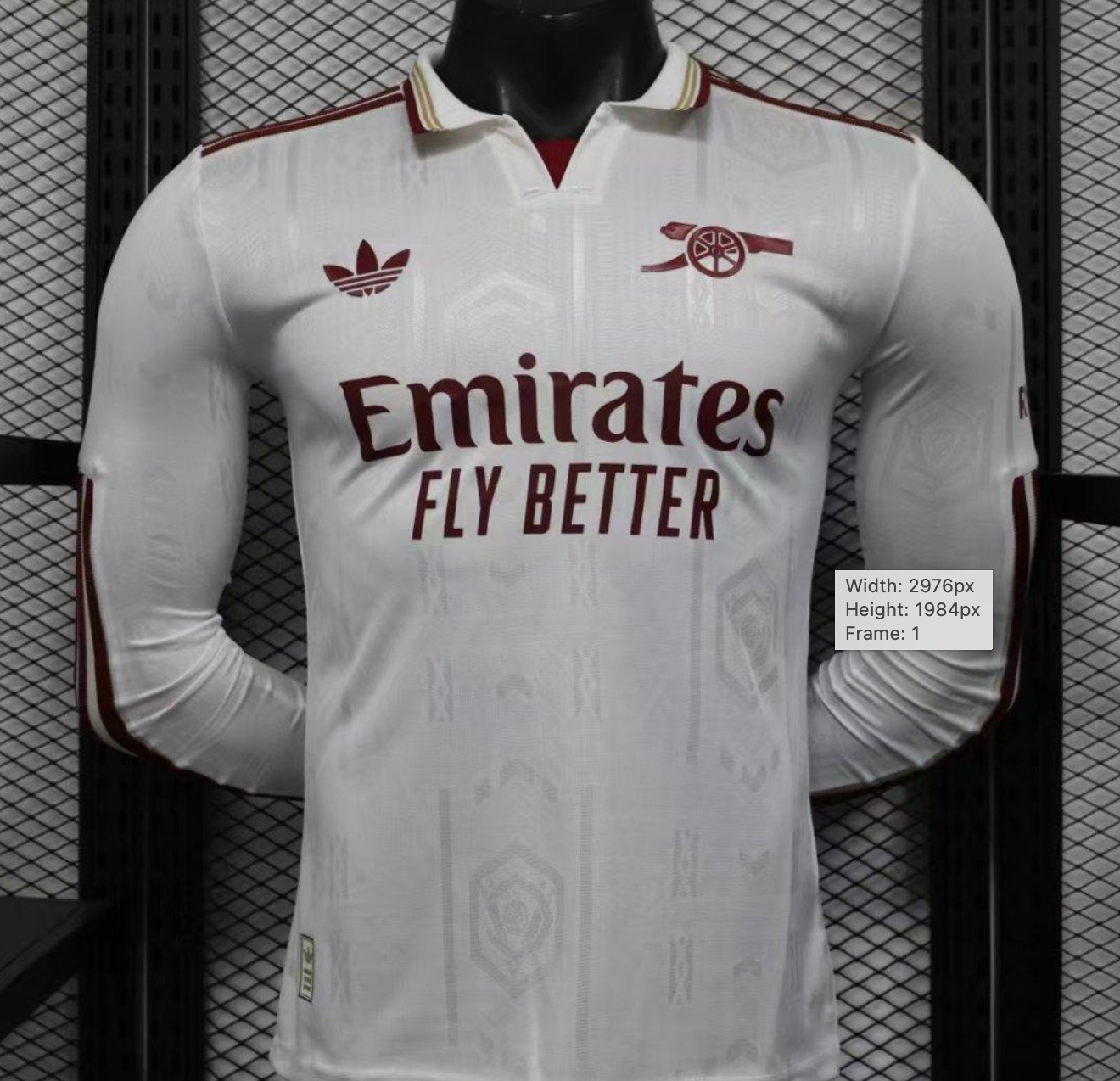 Player Version 25/26 Arsenal Third Long Sleeve White Jersey