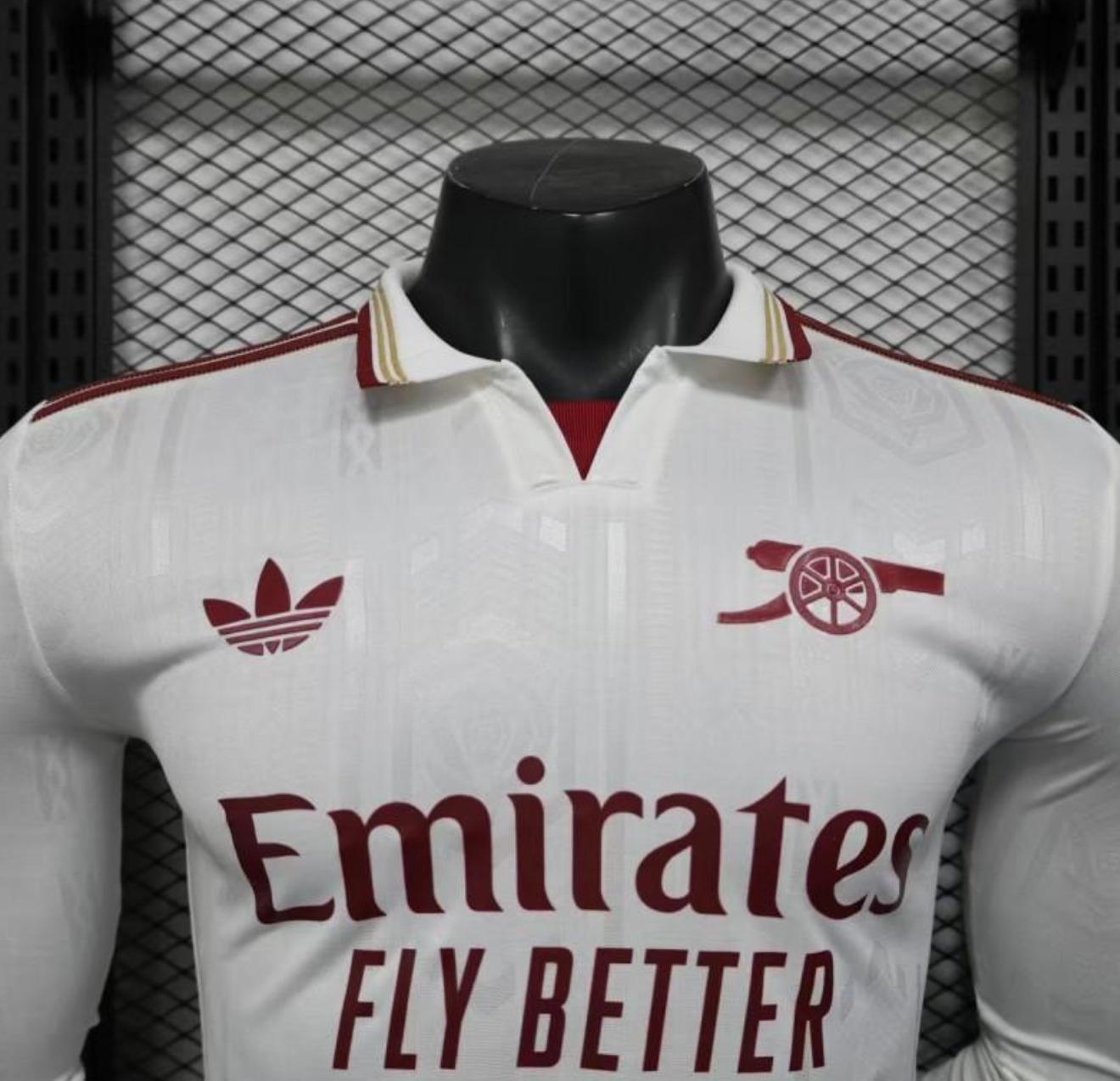 Player Version 25/26 Arsenal Third Long Sleeve White Jersey