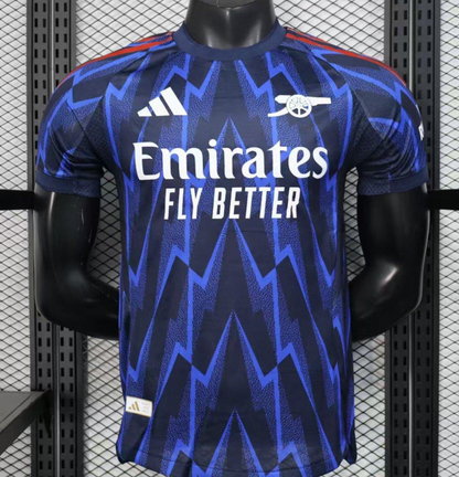 Player Version 25/26 Arsenal Third Blue with Geometric Lightning Pattern Jersey