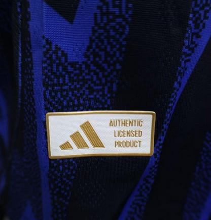 Player Version 25/26 Arsenal Third Blue with Geometric Lightning Pattern Jersey