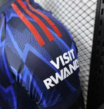 Player Version 25/26 Arsenal Third Blue with Geometric Lightning Pattern Jersey